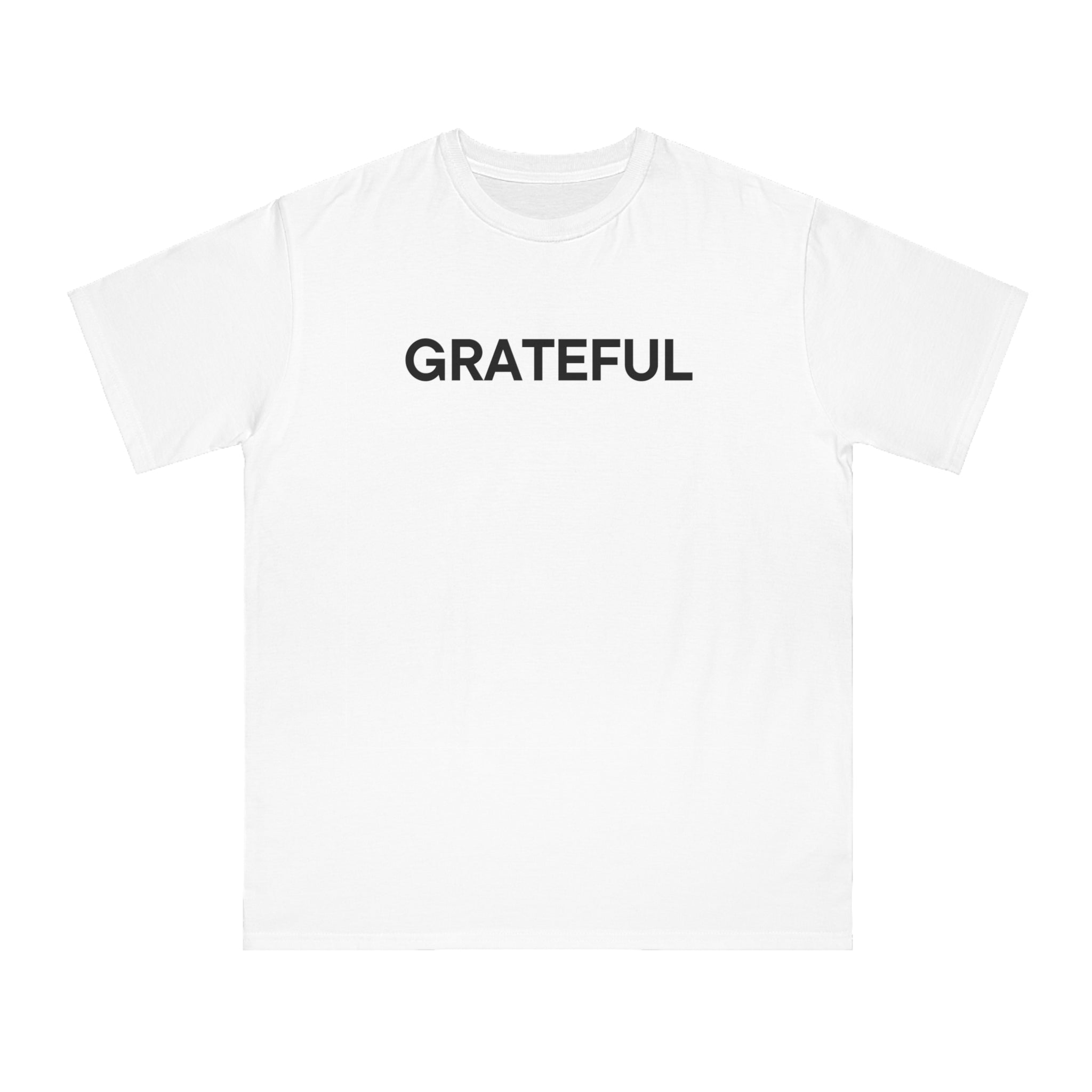 GRATEFUL T-SHIRT WHITE 100% ORGANIC